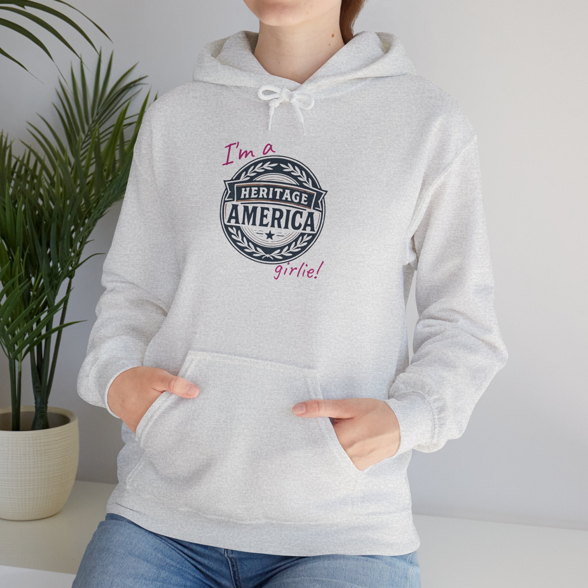 Heritage America Girlie Heavy Blend™ Hooded Sweatshirt
