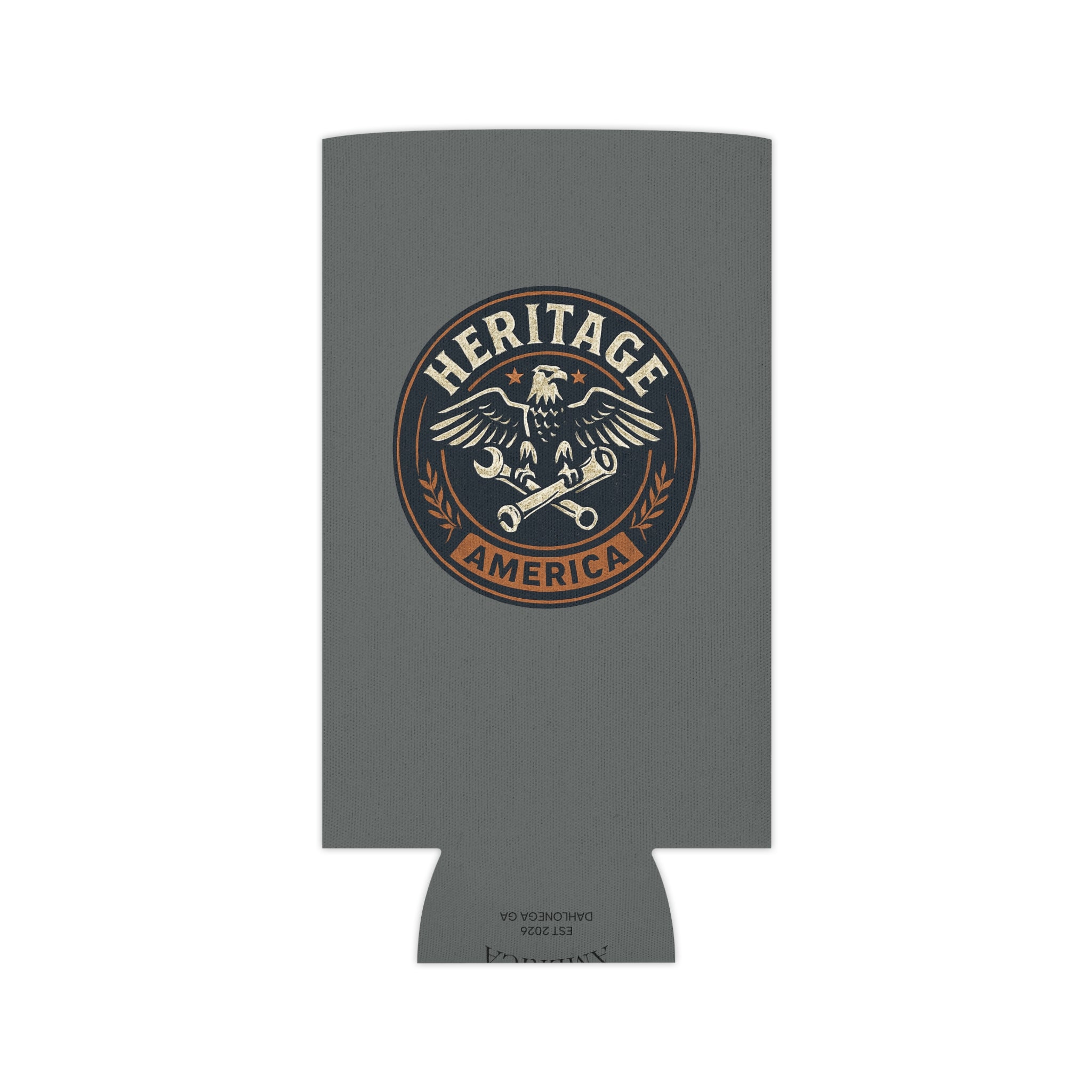 Garage Eagle Can Cooler - Gray
