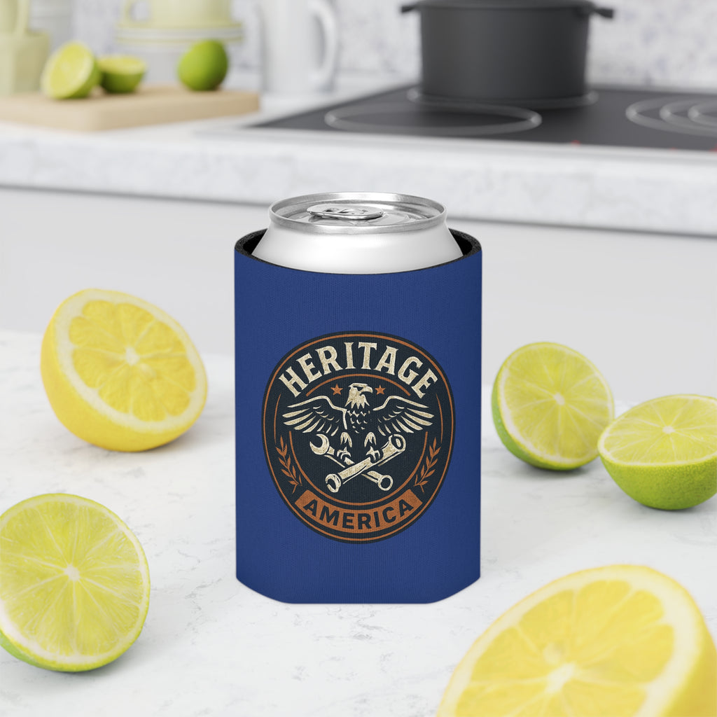 Garage Eagle Can Cooler - Blue