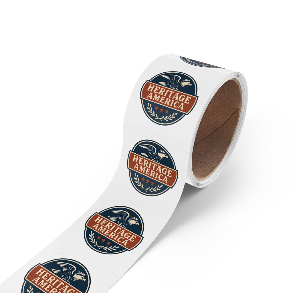Original Logo Round Sticker Label Rolls