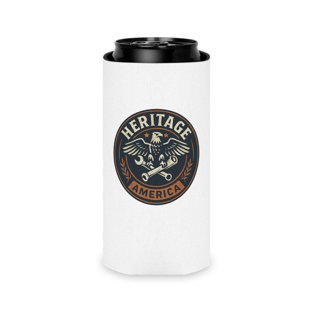 Garage Eagle Can Cooler - White