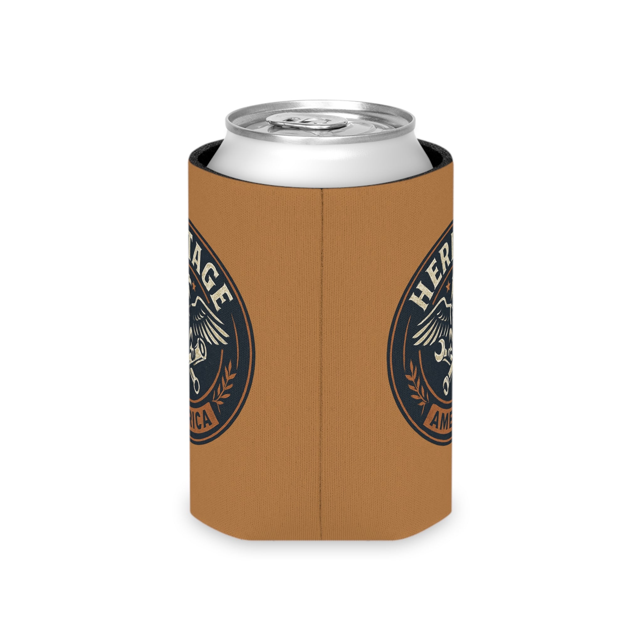 Garage Eagle Can Cooler - Light Brown