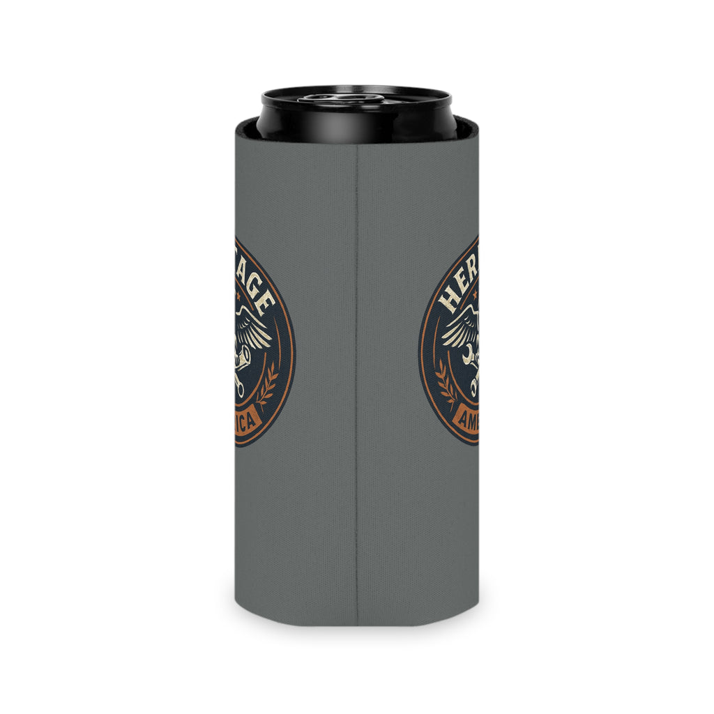 Garage Eagle Can Cooler - Gray