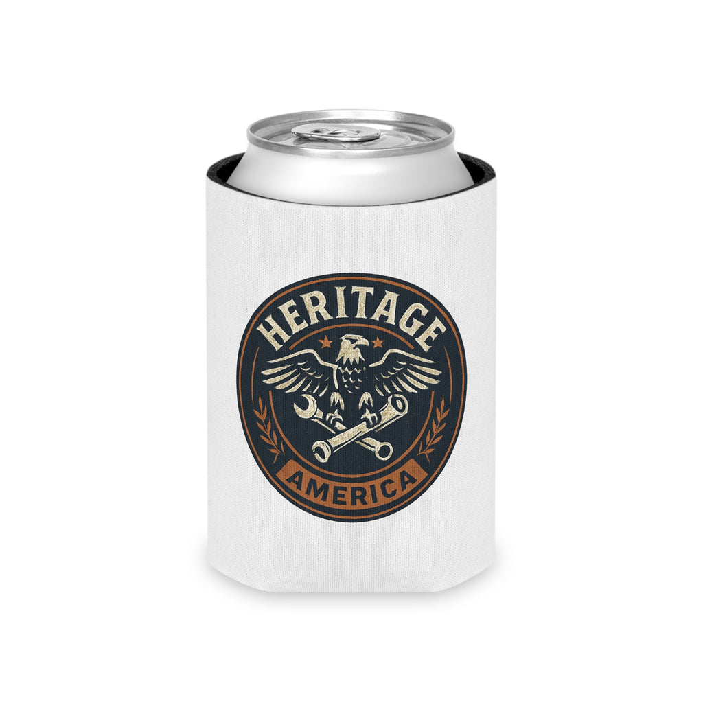 Garage Eagle Can Cooler - White