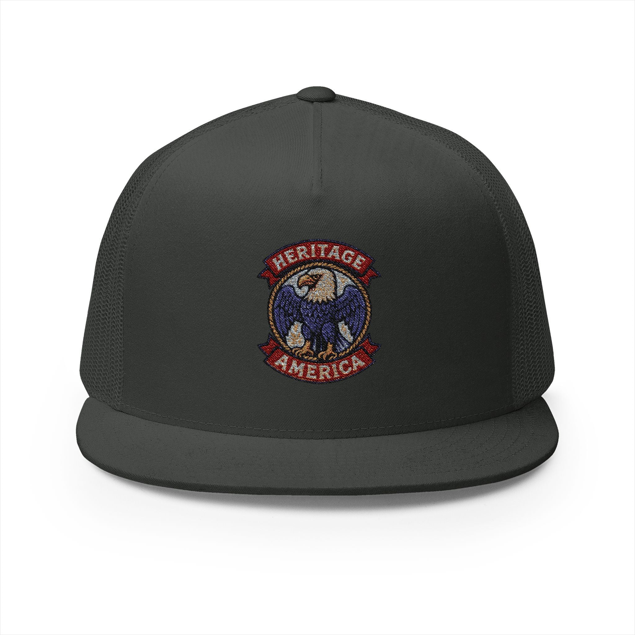 Vintage Bald Eagle Logo Trucker Caps