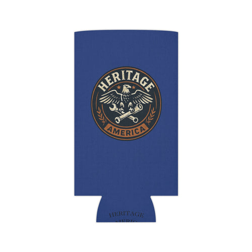 Garage Eagle Can Cooler - Blue