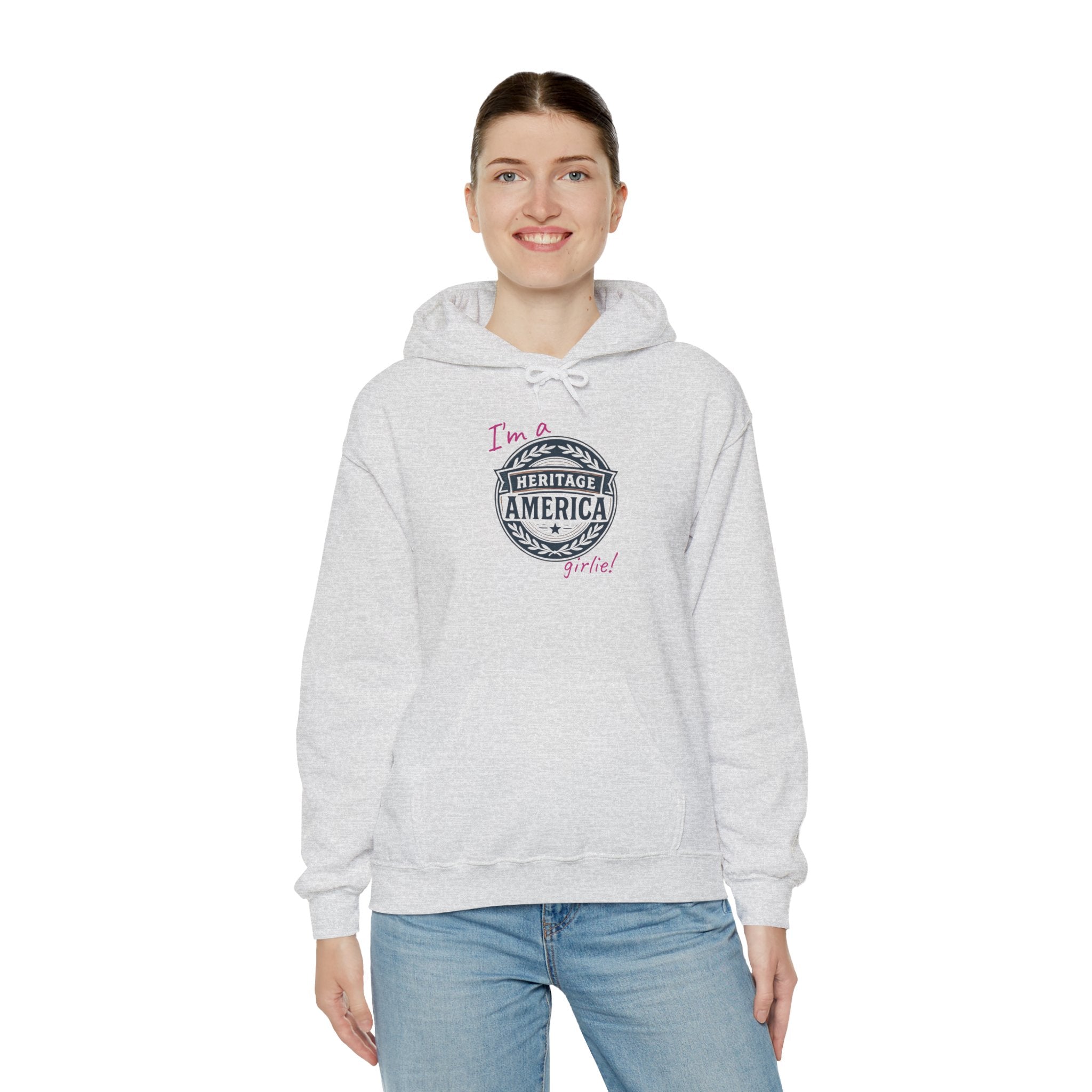 Heritage America Girlie Heavy Blend™ Hooded Sweatshirt