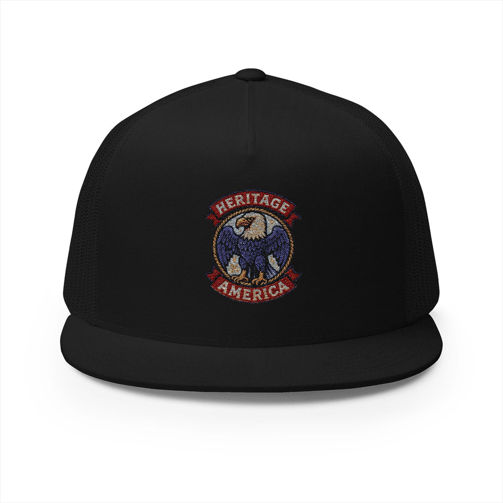 Vintage Bald Eagle Logo Trucker Caps