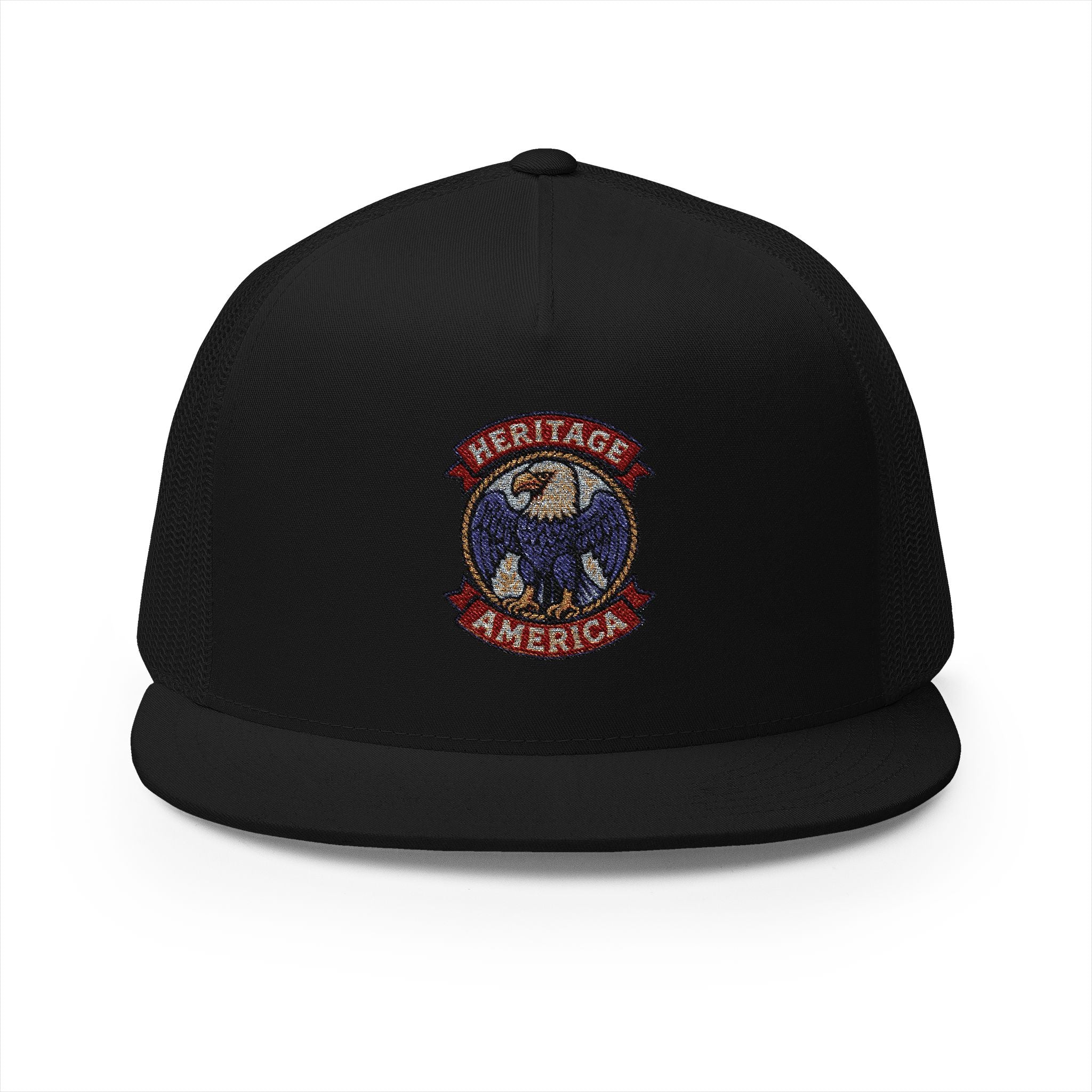 Vintage Bald Eagle Logo Trucker Caps