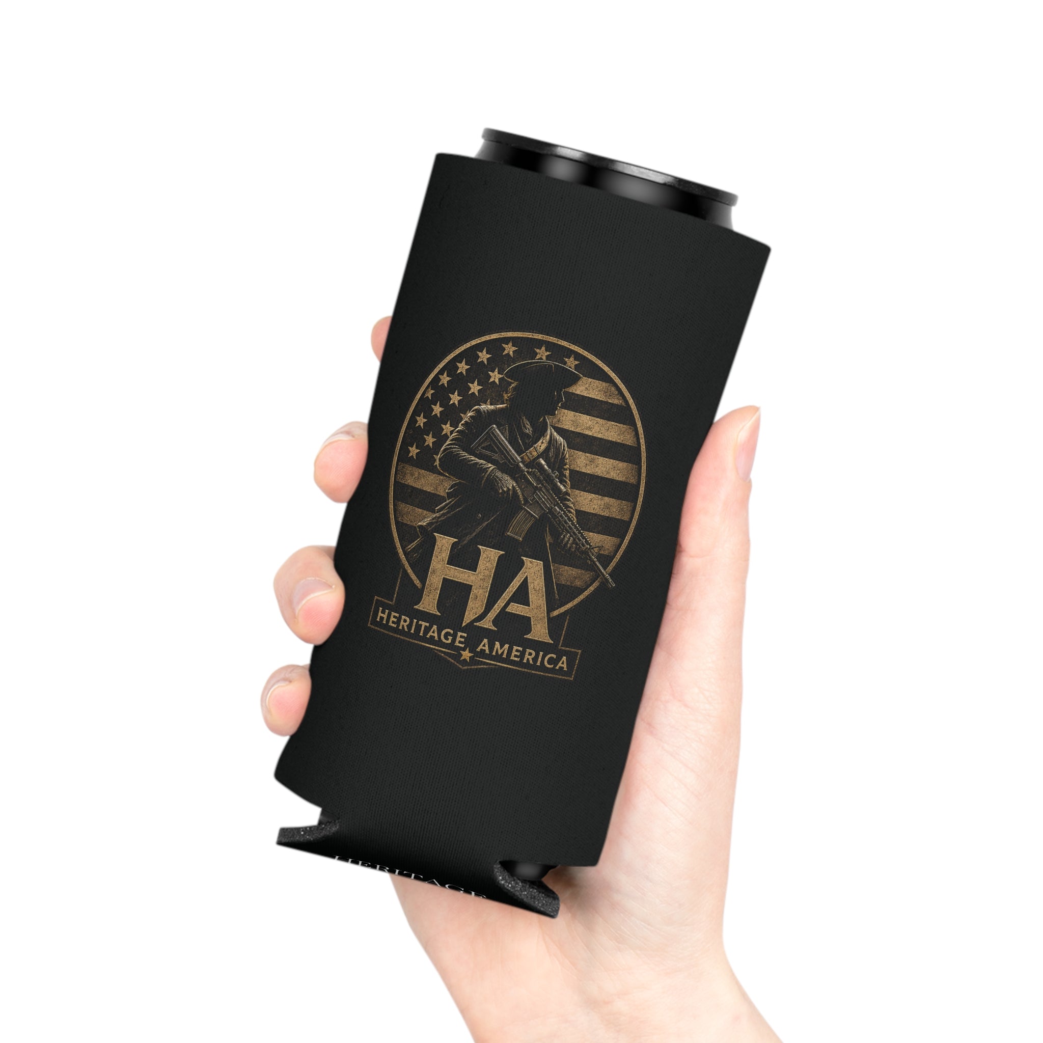 Heritage America Minute Man Can Cooler | Patriotic