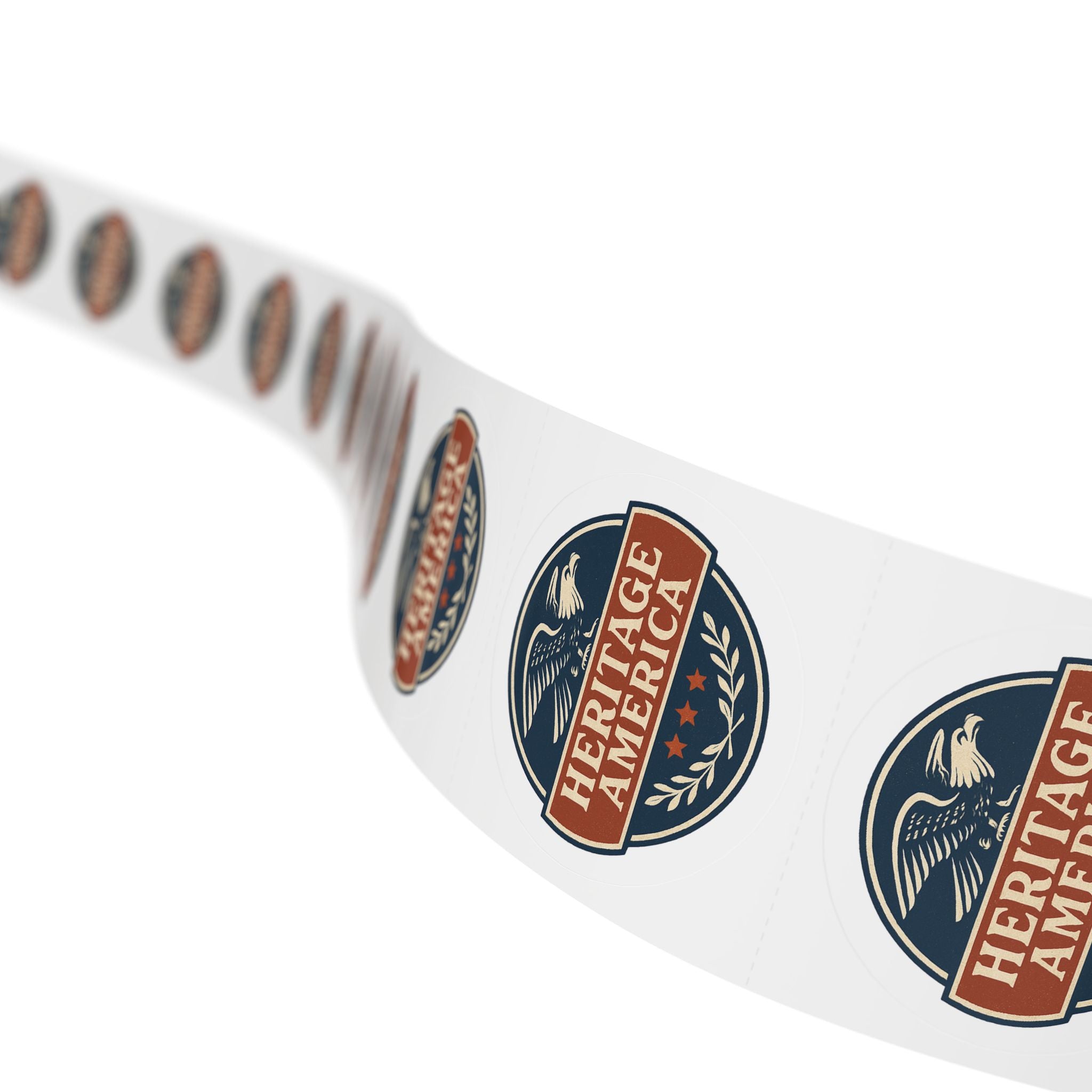 Original Logo Round Sticker Label Rolls