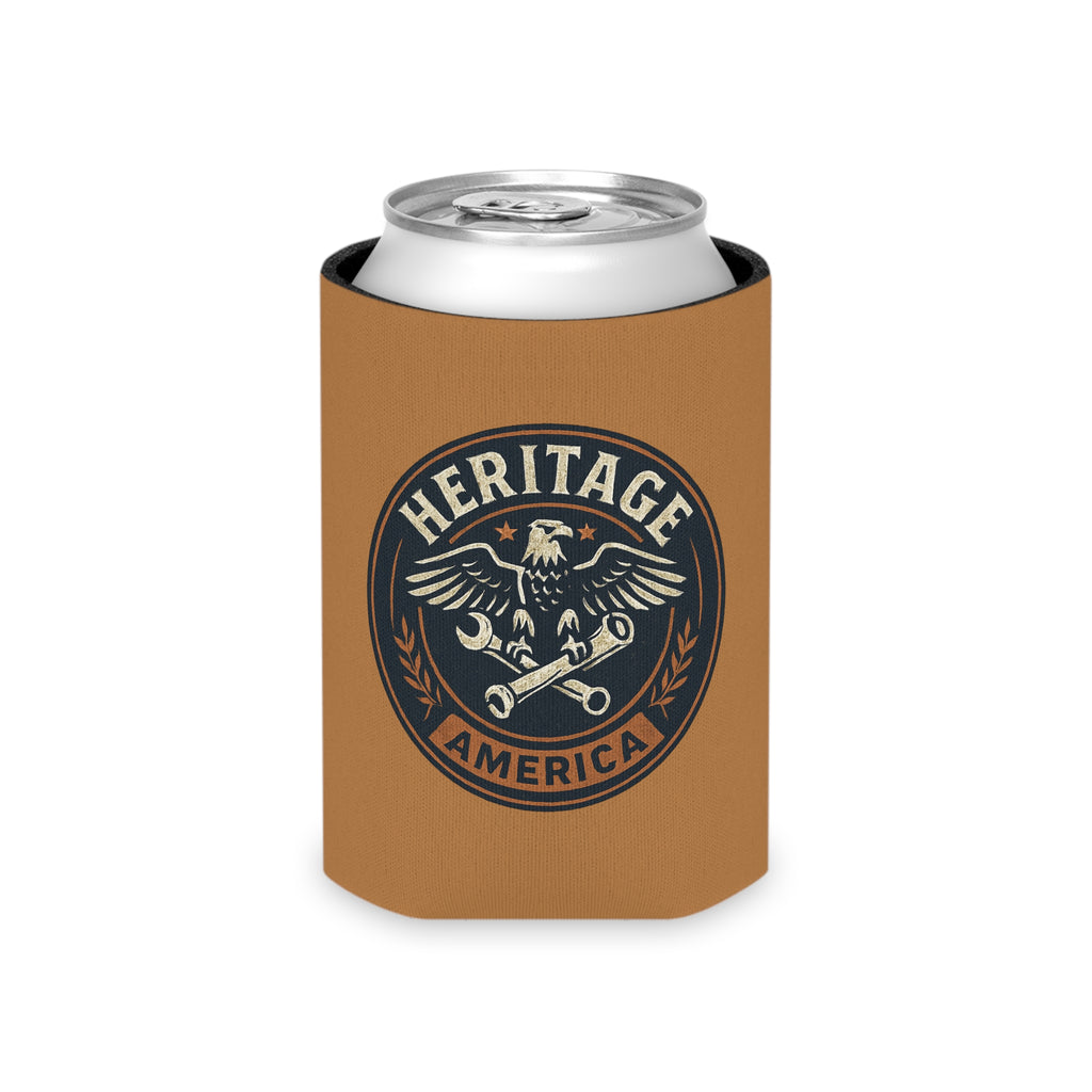 Garage Eagle Can Cooler - Light Brown