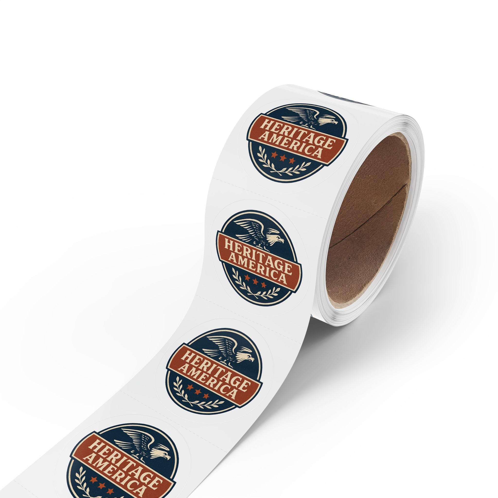 Original Logo Round Sticker Label Rolls