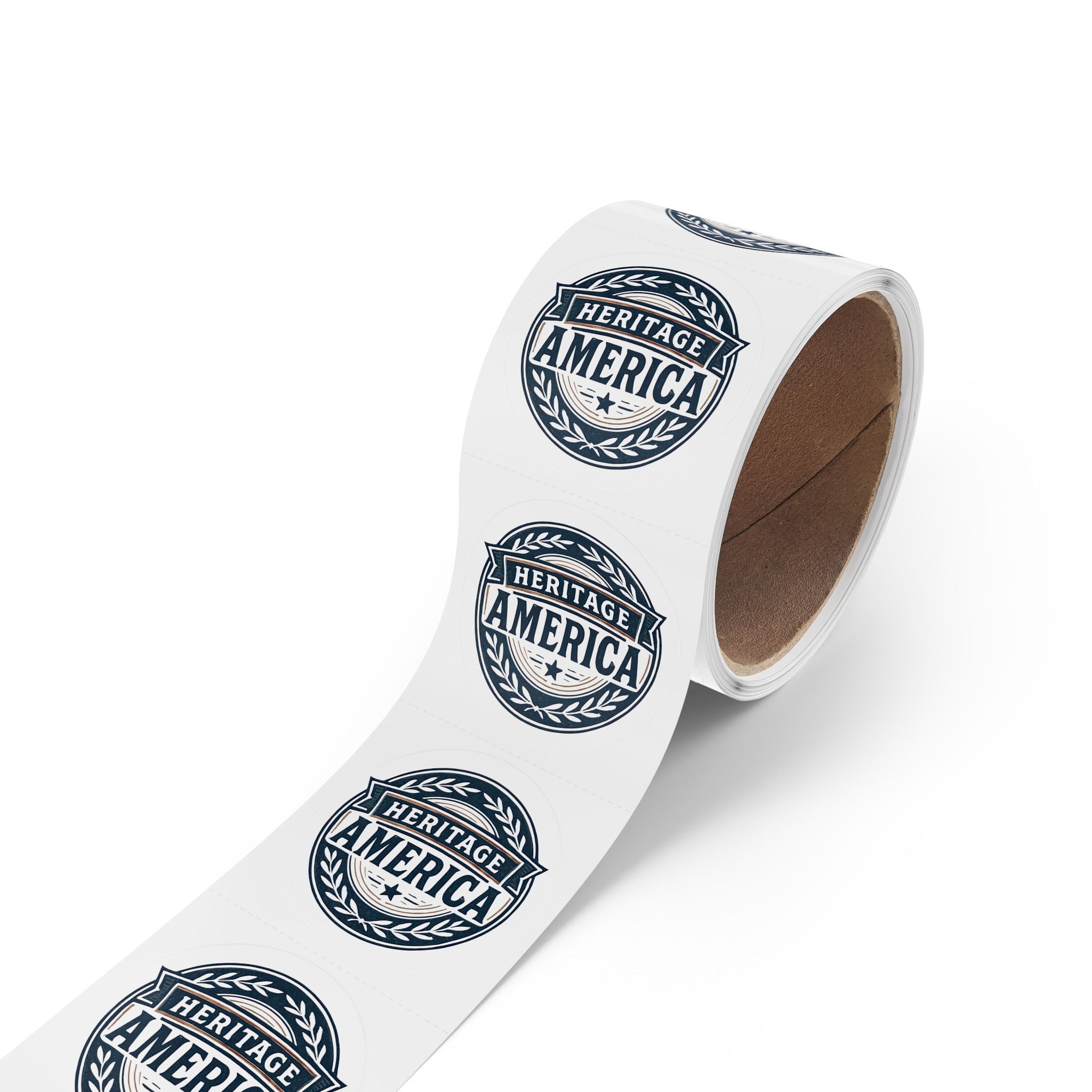 Heritage America Round Sticker Label Rolls