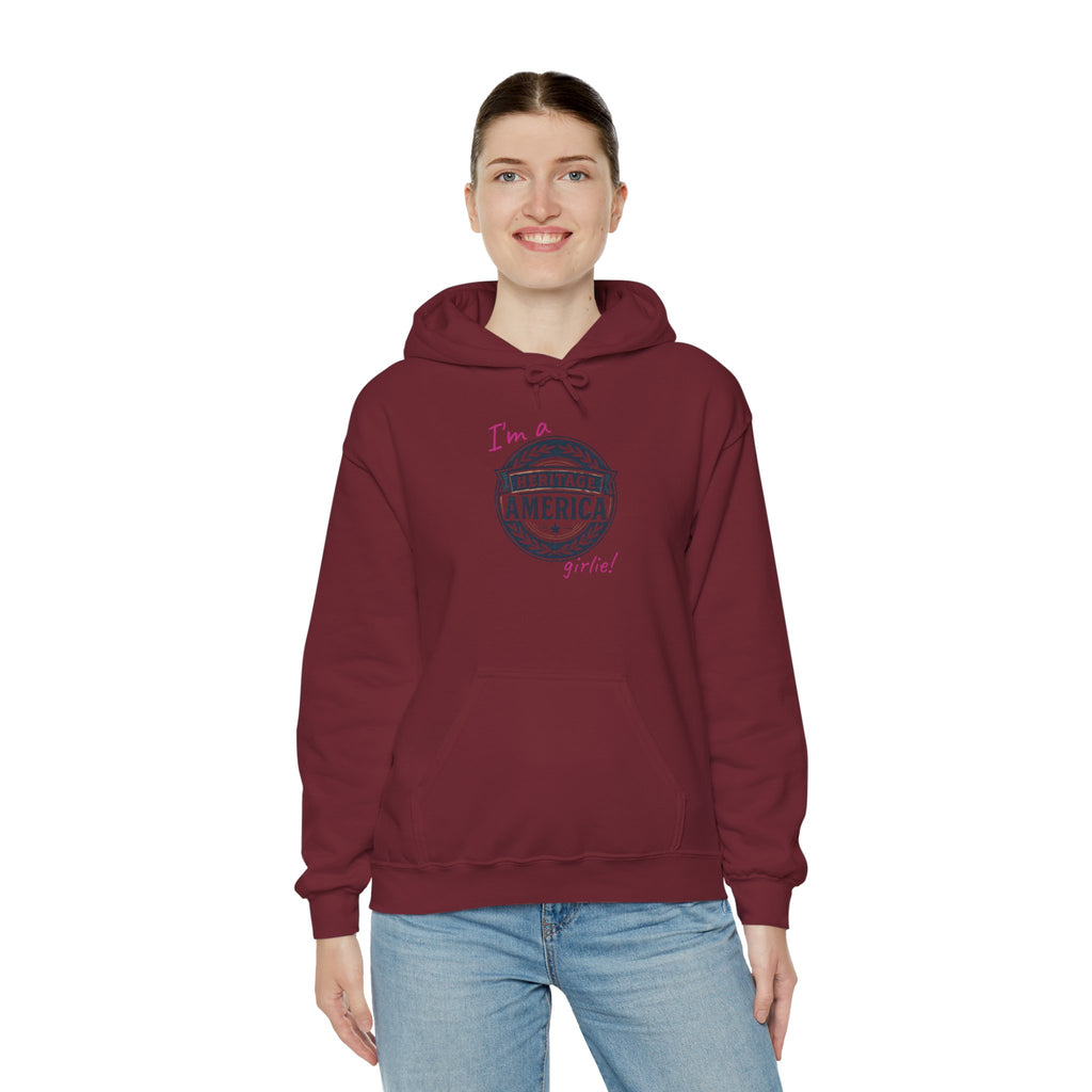 Heritage America Girlie Heavy Blend™ Hooded Sweatshirt