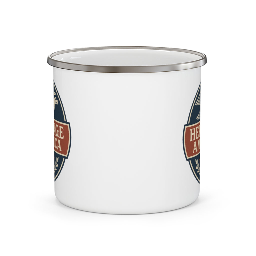 Original Logo enamel camping mug
