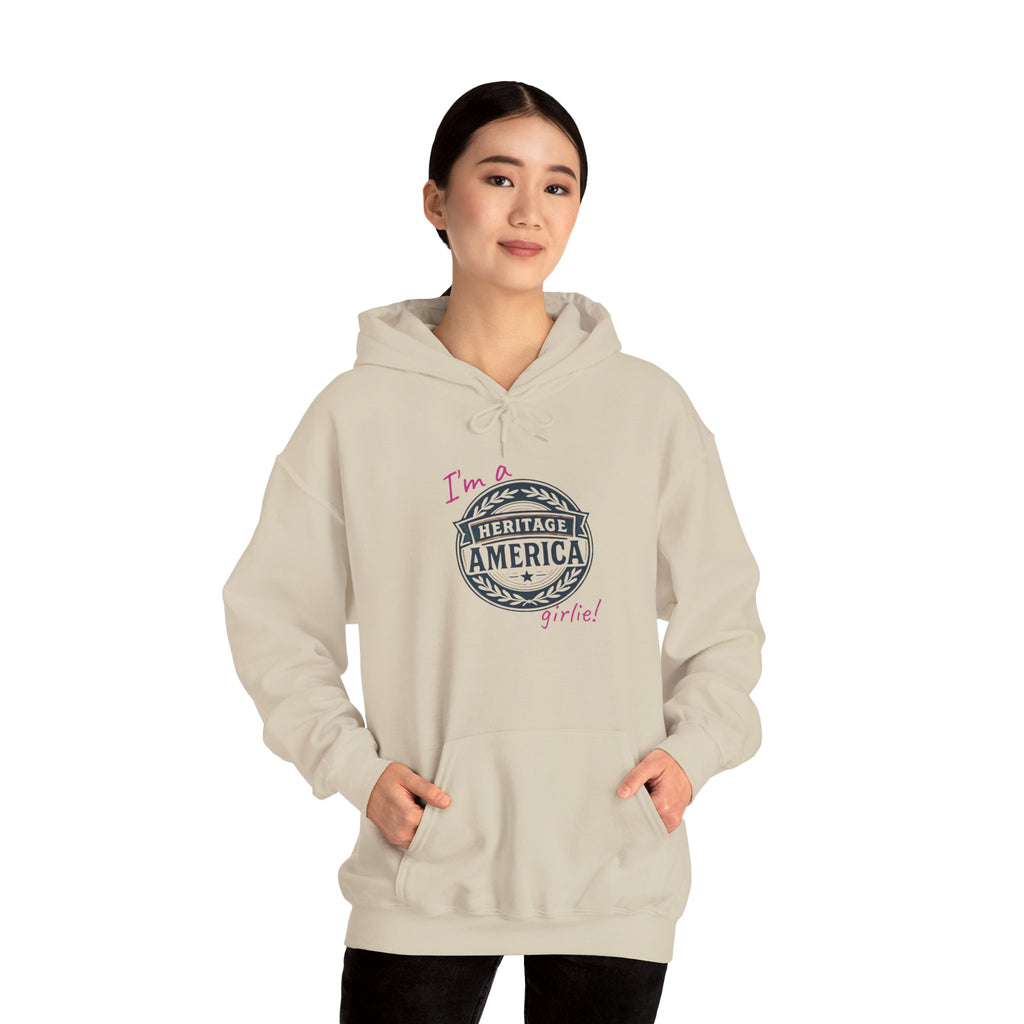Heritage America Girlie Heavy Blend™ Hooded Sweatshirt