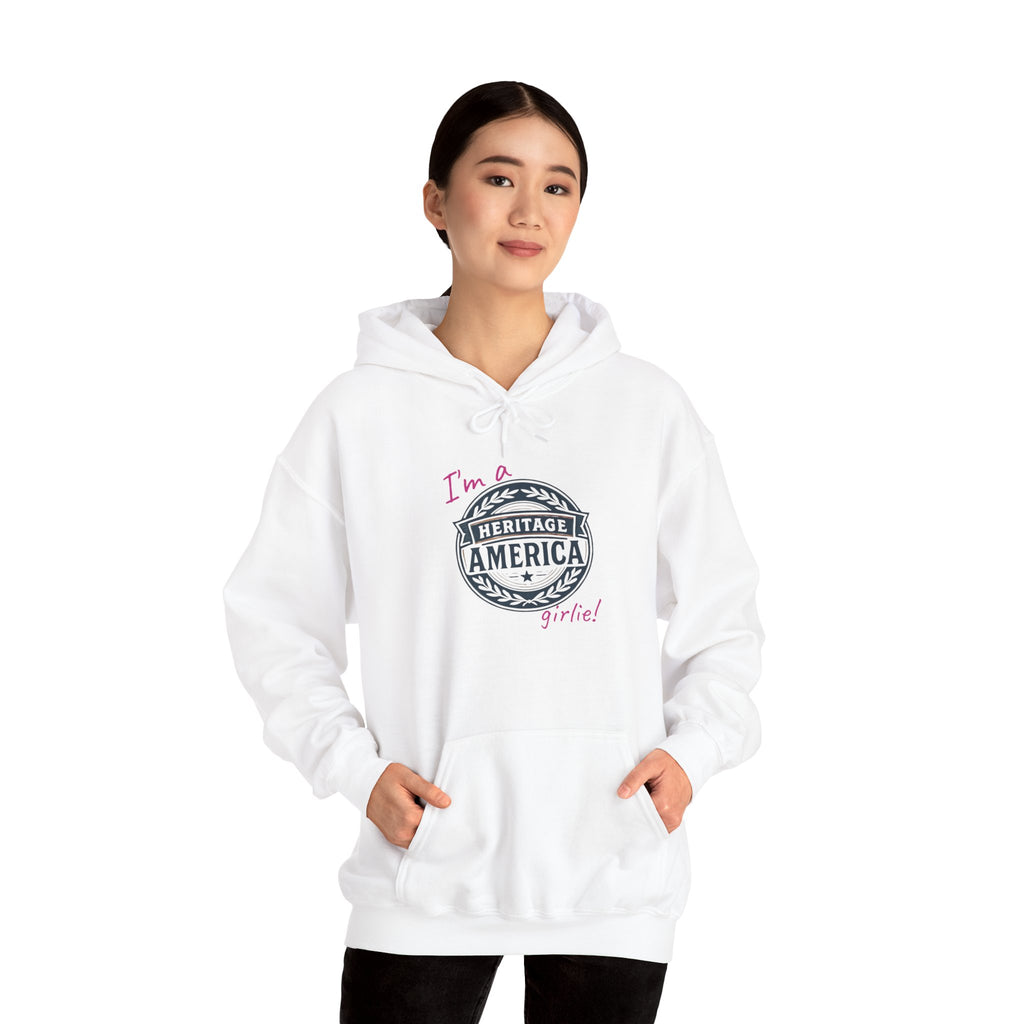 Heritage America Girlie Heavy Blend™ Hooded Sweatshirt