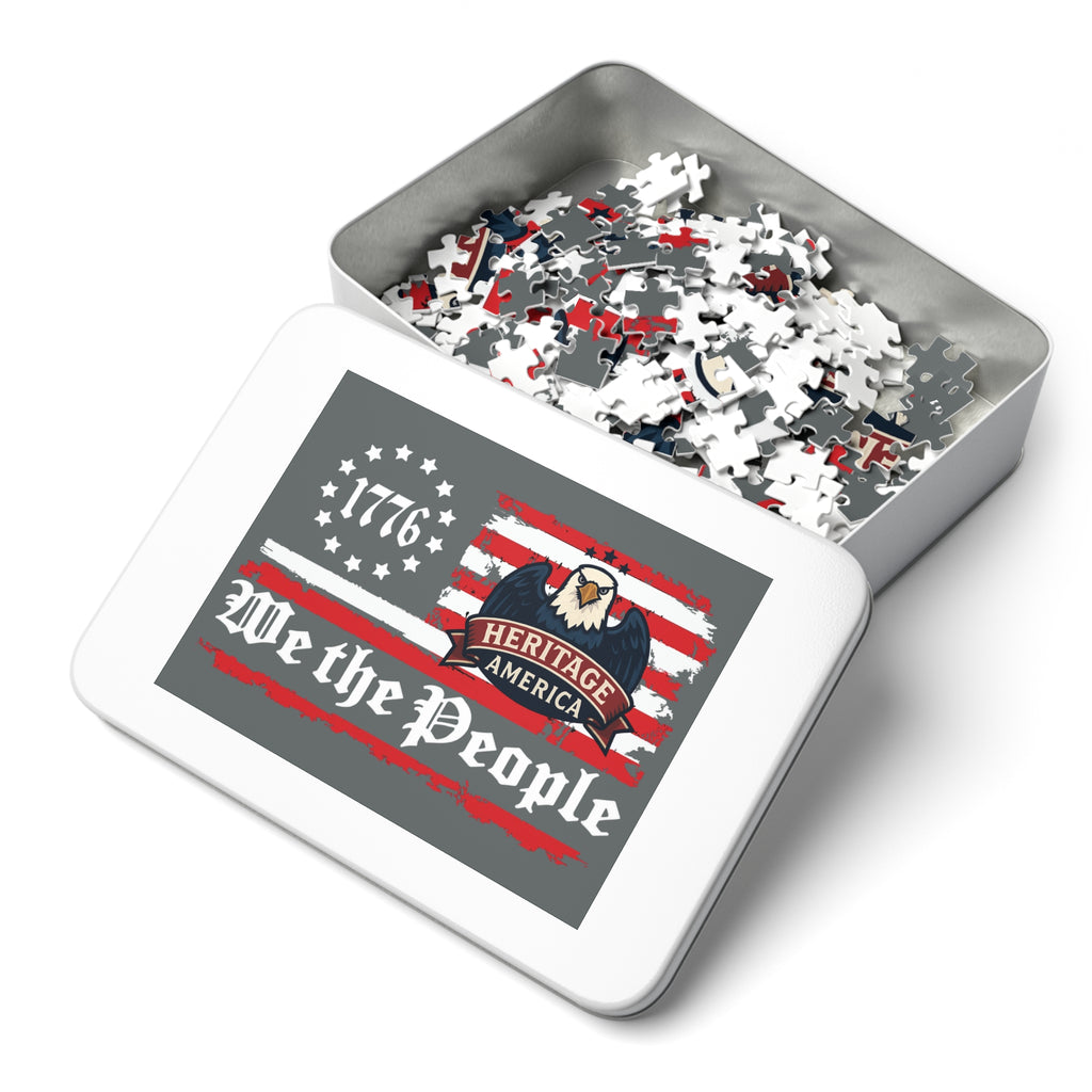 We the People American Eagle And Flag Puzzle