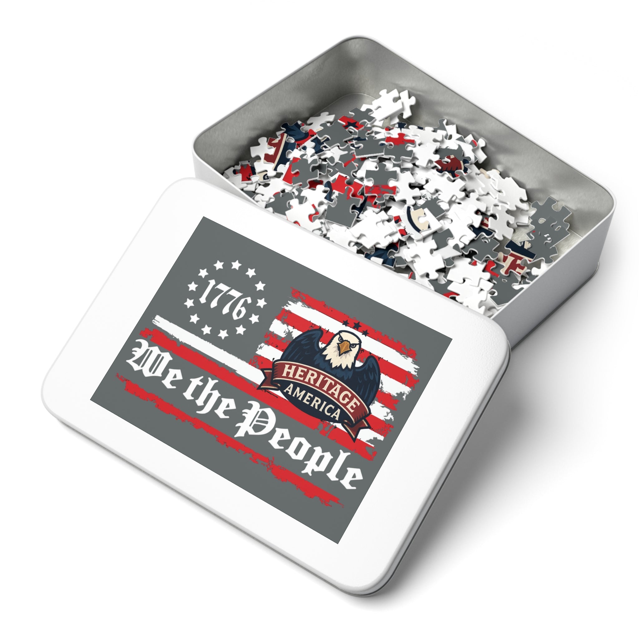 We the People American Eagle And Flag Puzzle