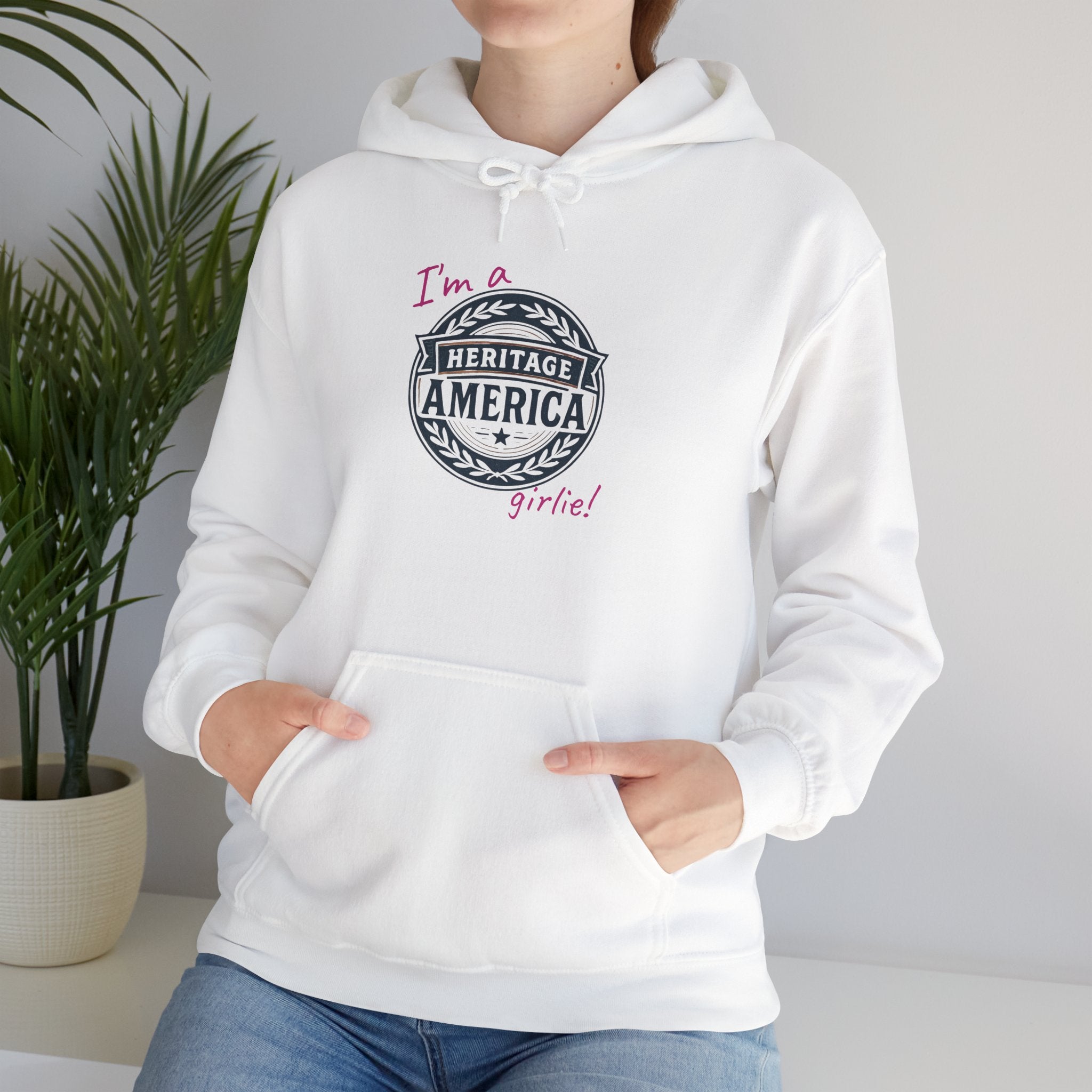 Heritage America Girlie Heavy Blend™ Hooded Sweatshirt