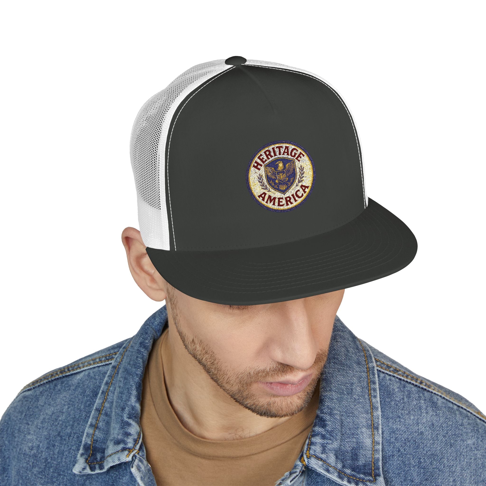 Heritage America Crest Trucker Caps