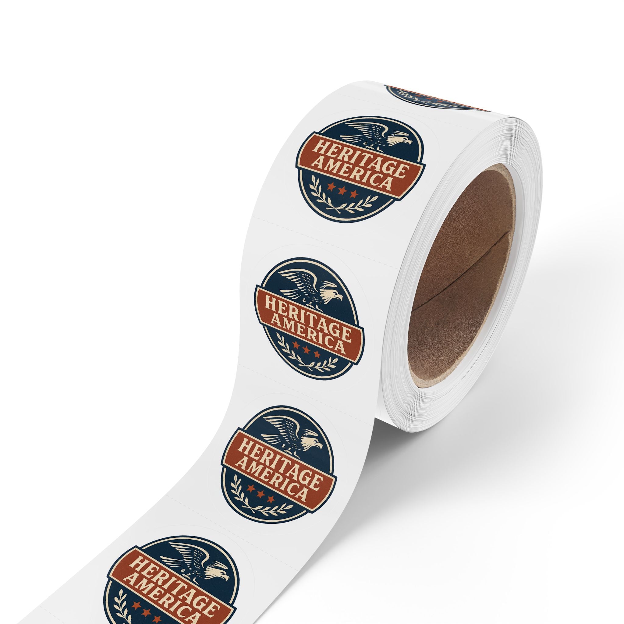 Original Logo Round Sticker Label Rolls