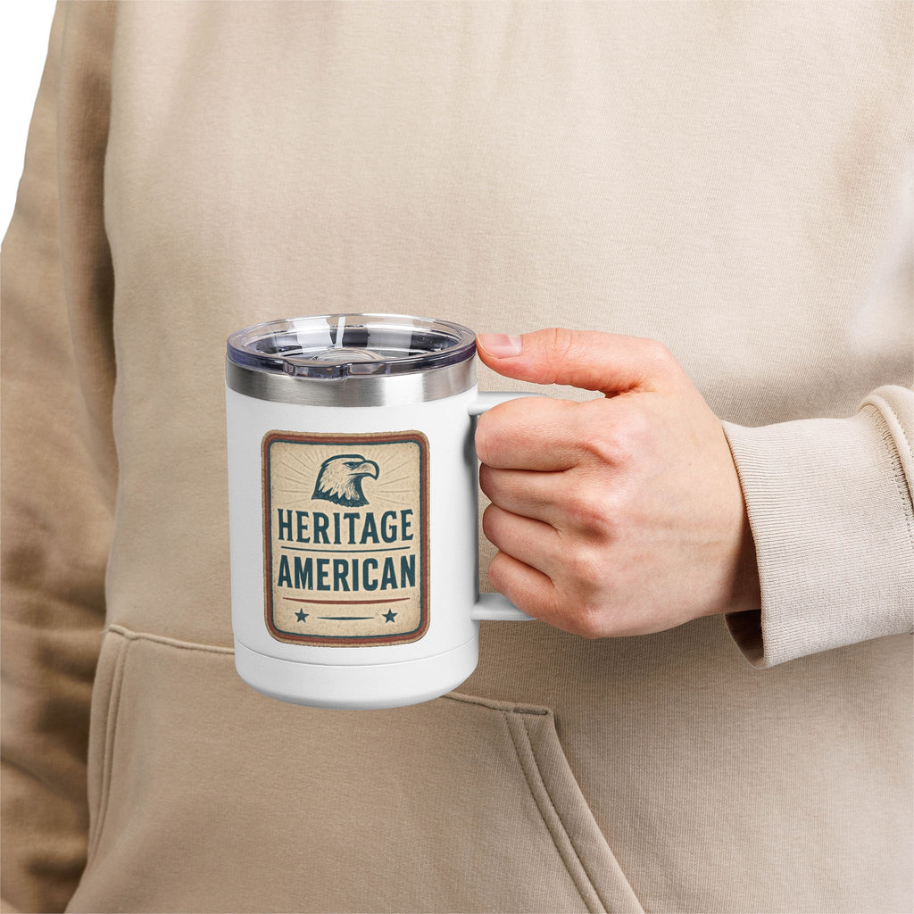 Heritage American Eagle Short Tumbler | 15oz Travel Mug
