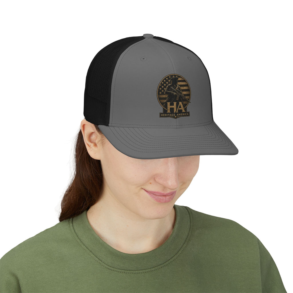 Minute Man Snapback Trucker Cap