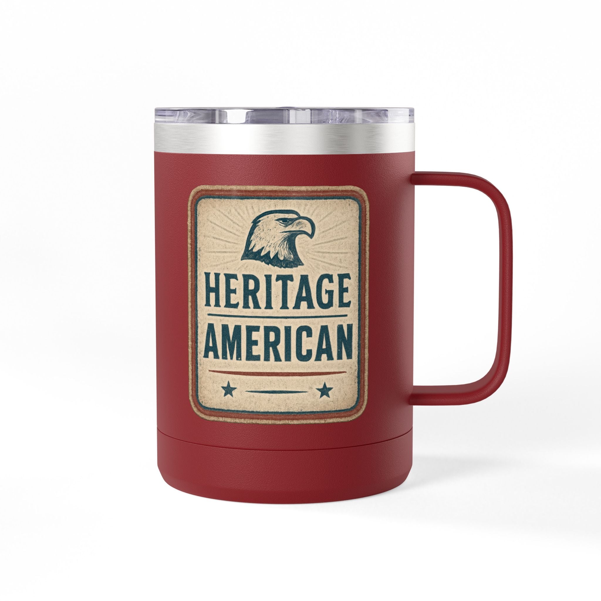 Heritage American Eagle Short Tumbler | 15oz Travel Mug