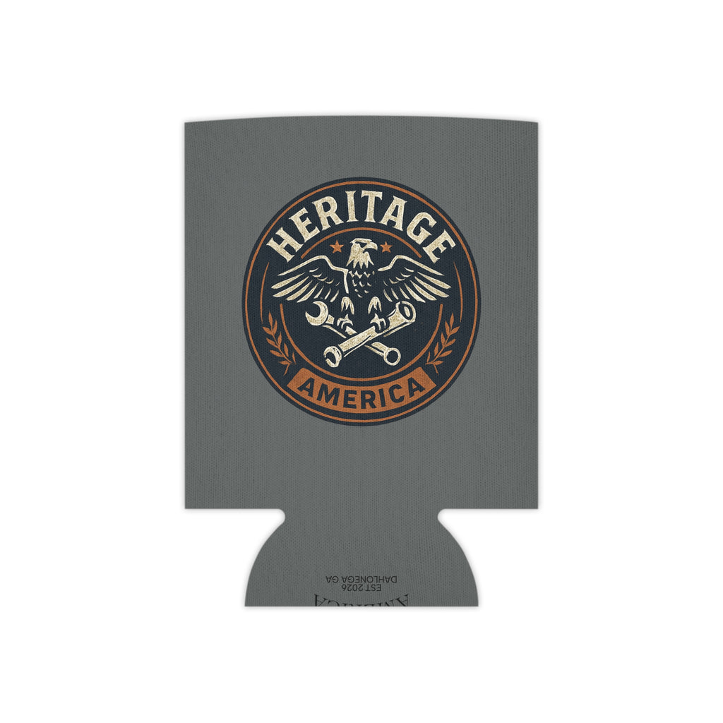Garage Eagle Can Cooler - Gray