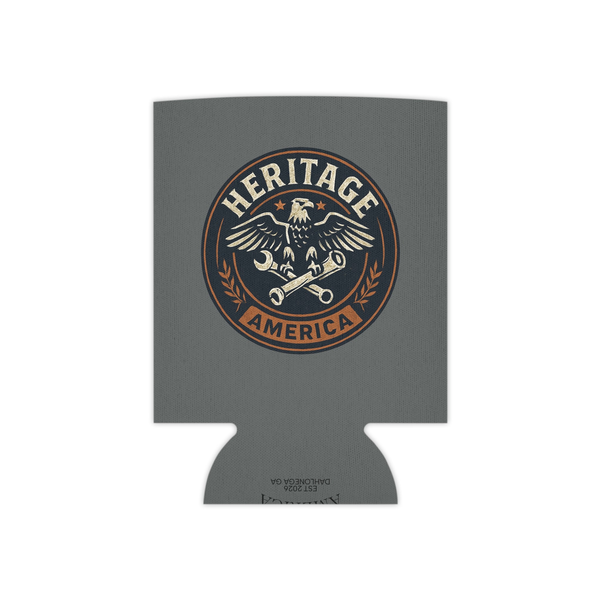 Garage Eagle Can Cooler - Gray