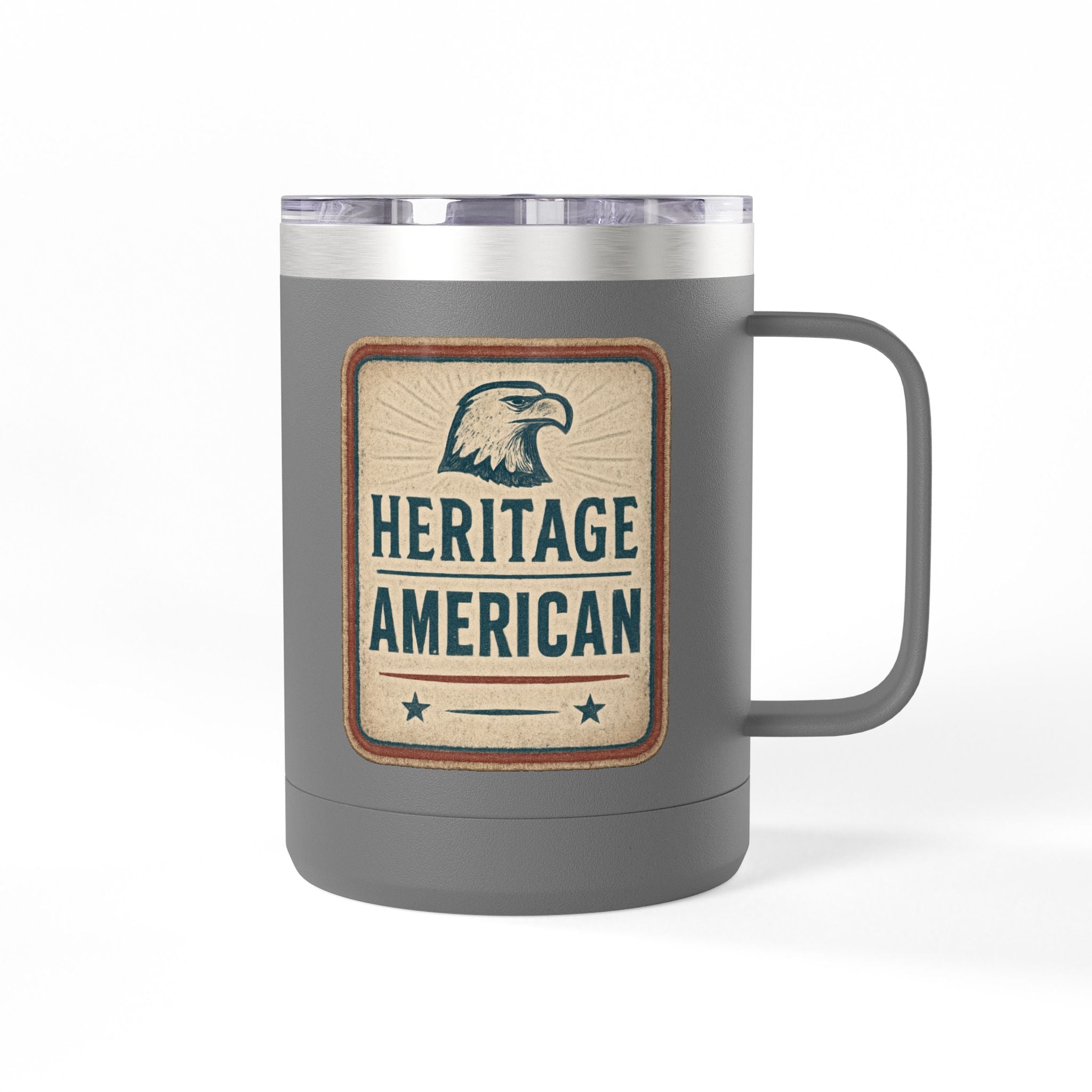 Heritage American Eagle Short Tumbler | 15oz Travel Mug