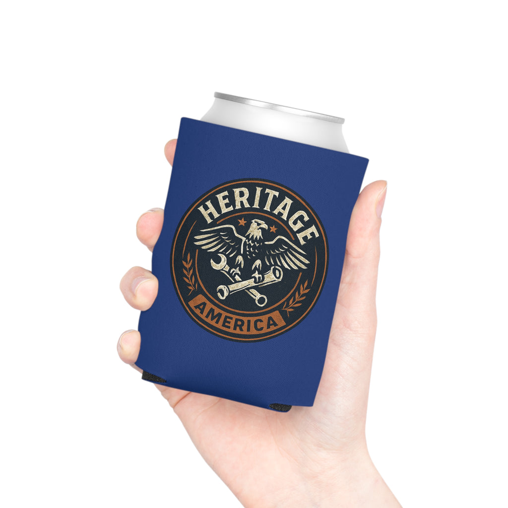 Garage Eagle Can Cooler - Blue