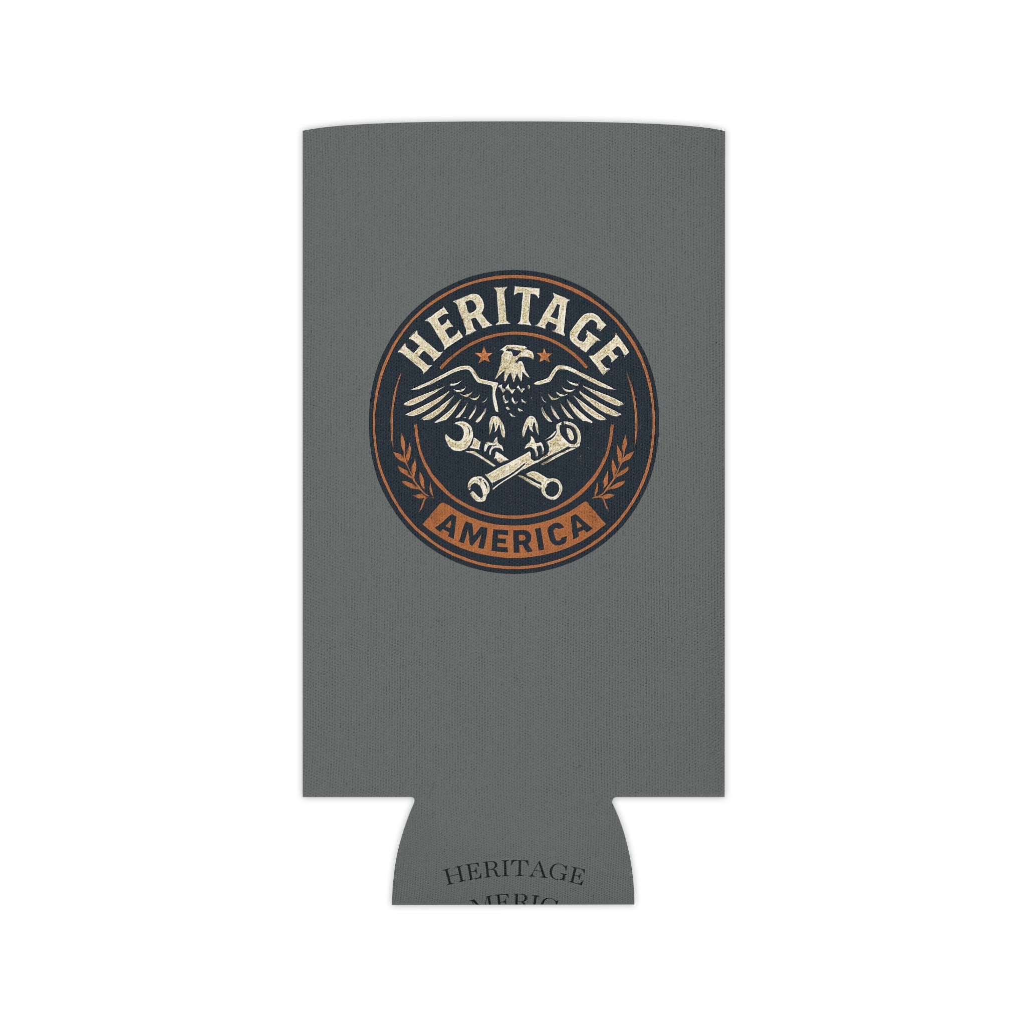 Garage Eagle Can Cooler - Gray