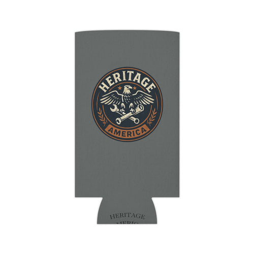 Garage Eagle Can Cooler - Gray