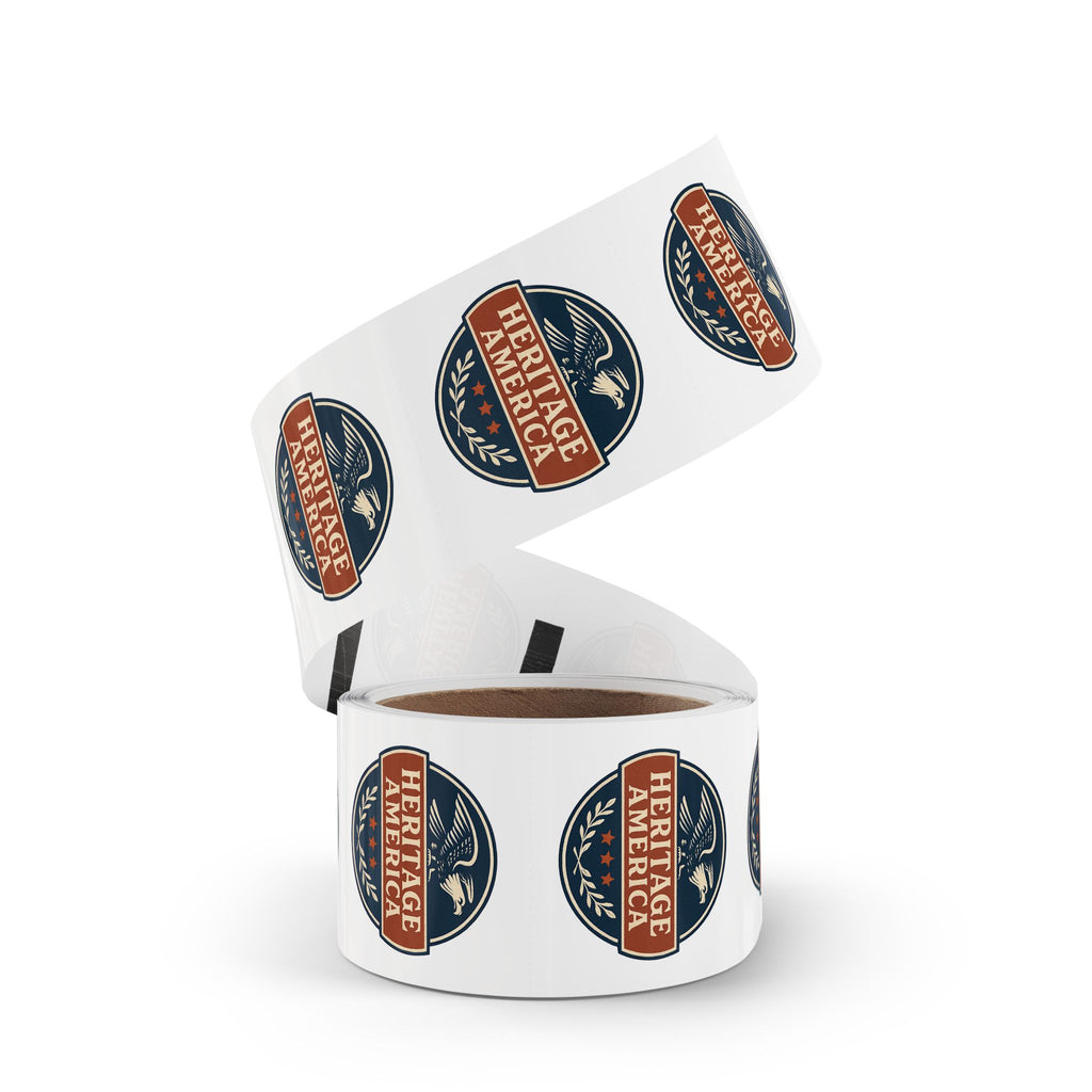 Original Logo Round Sticker Label Rolls