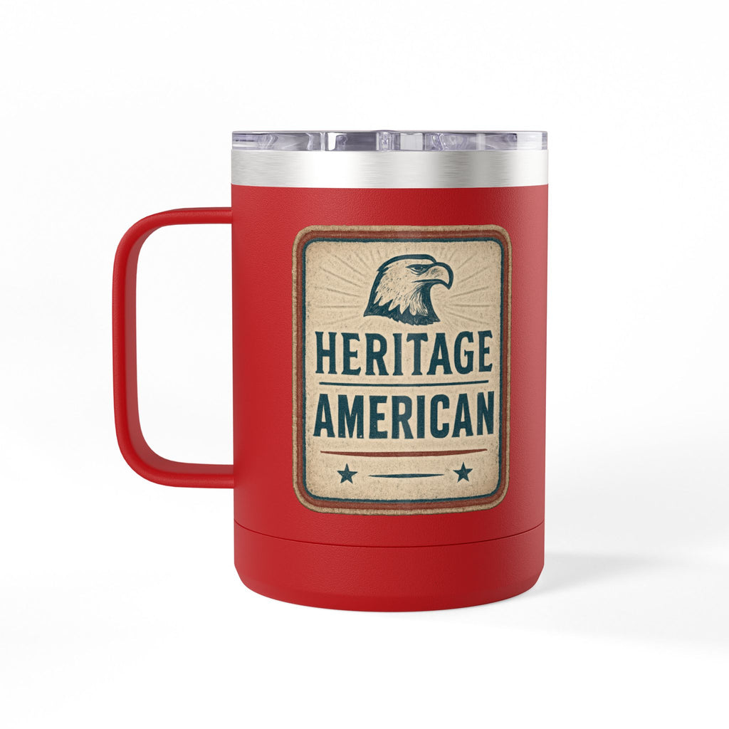 Heritage American Eagle Short Tumbler | 15oz Travel Mug