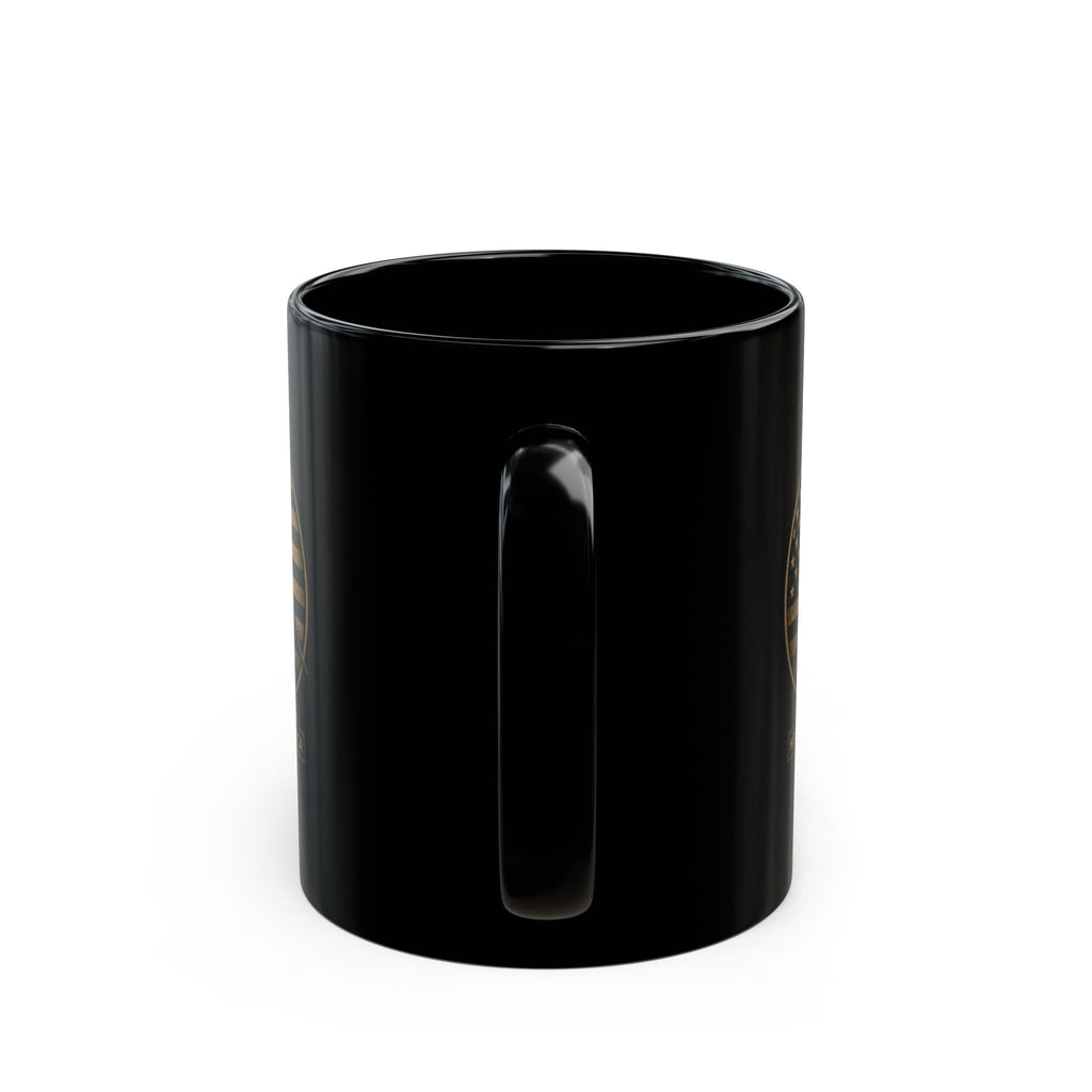 Minute Man Black Mug – Patriotic 11oz/15oz Coffee Cup