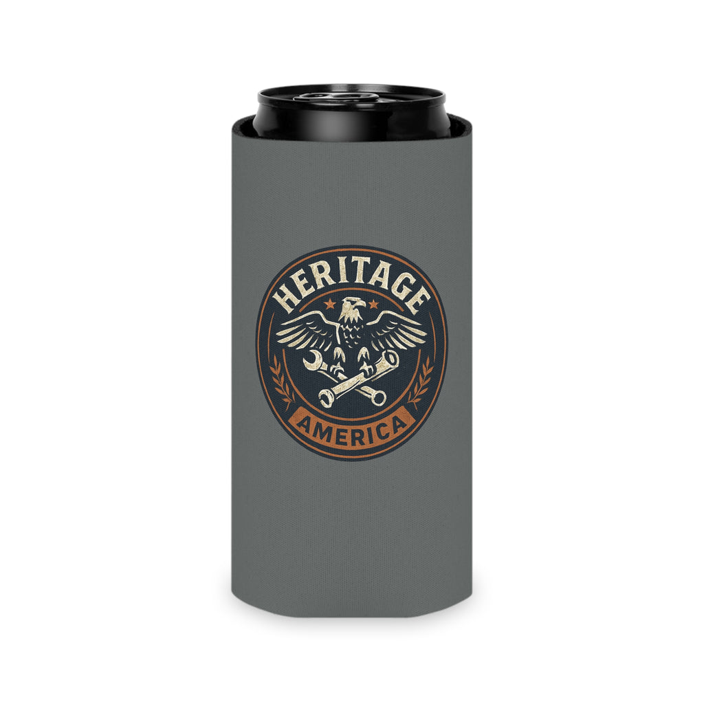 Garage Eagle Can Cooler - Gray