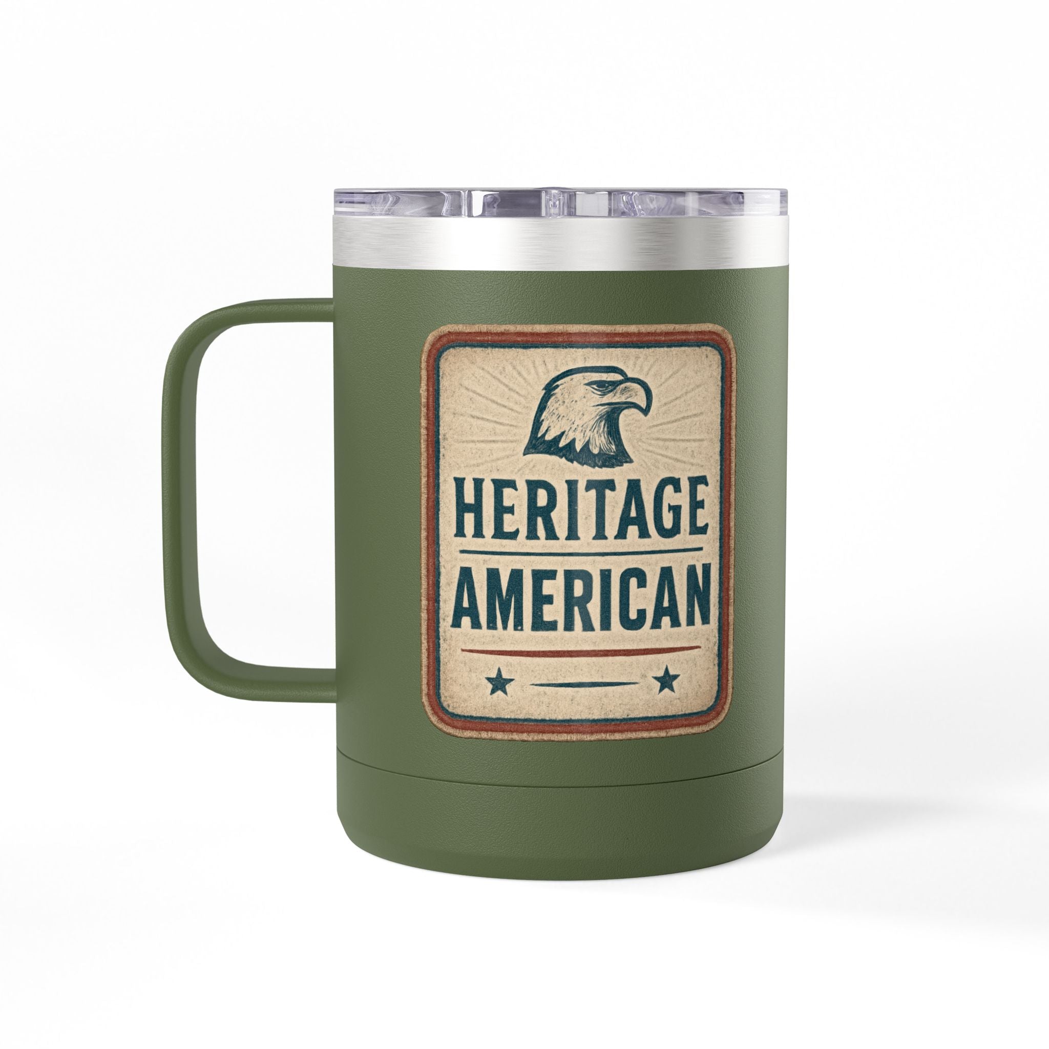 Heritage American Eagle Short Tumbler | 15oz Travel Mug