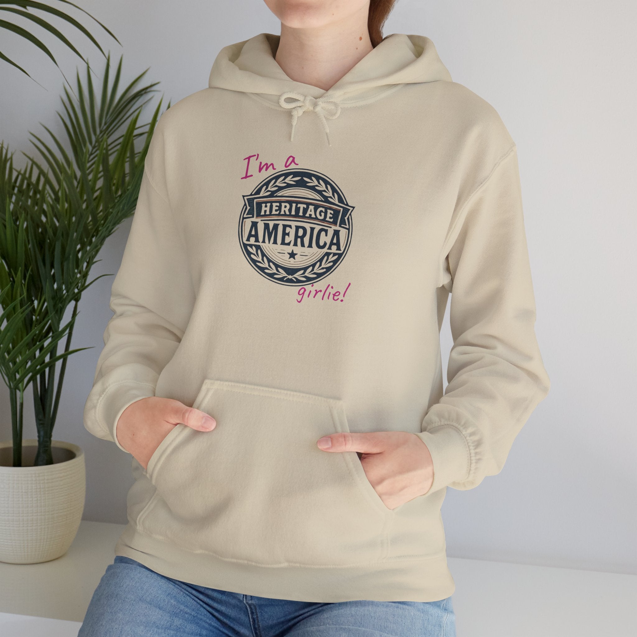 Heritage America Girlie Heavy Blend™ Hooded Sweatshirt