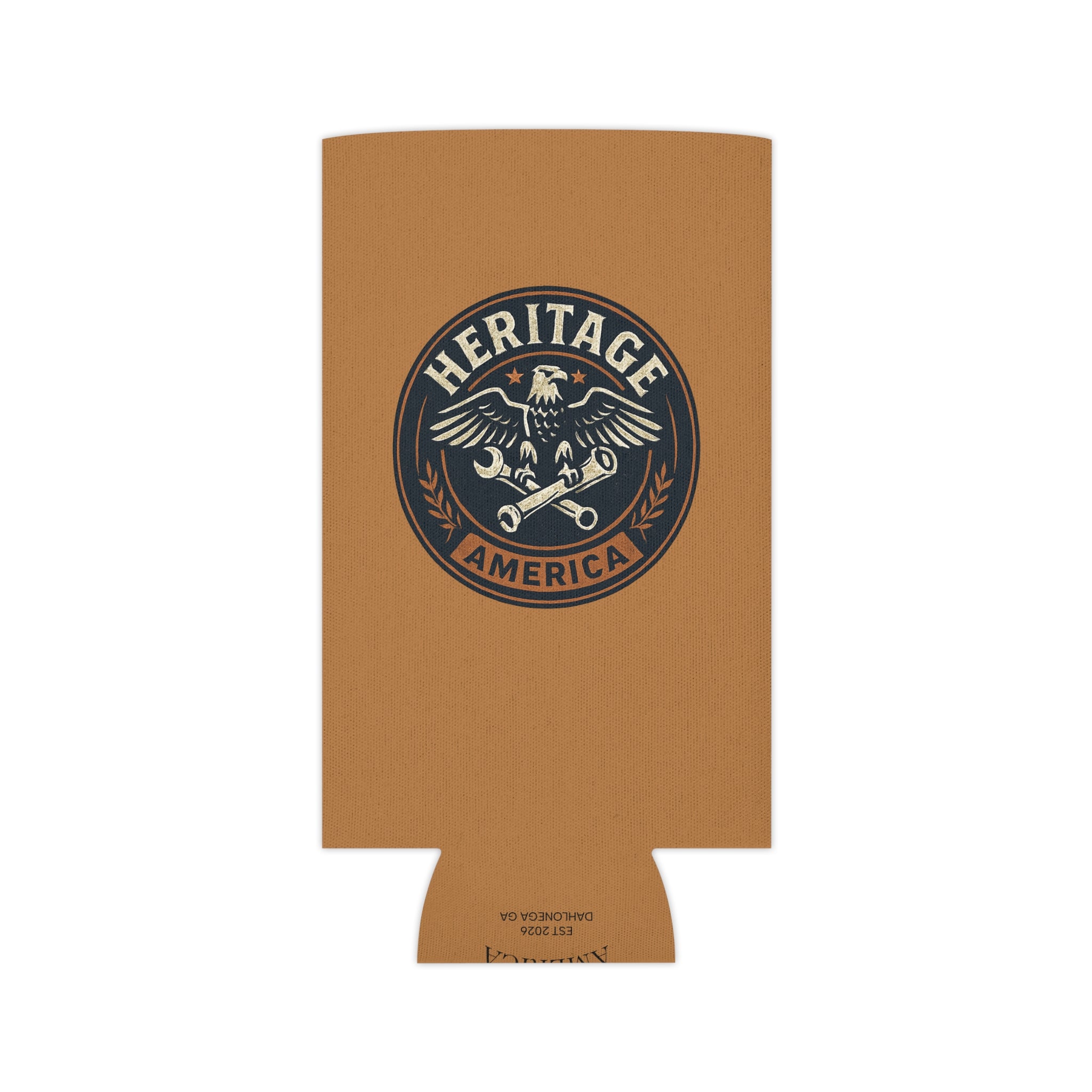 Garage Eagle Can Cooler - Light Brown