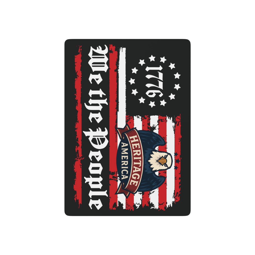 We the People 1776 American Flag Poker Playing Cards | Distressed Patriotic Deck
