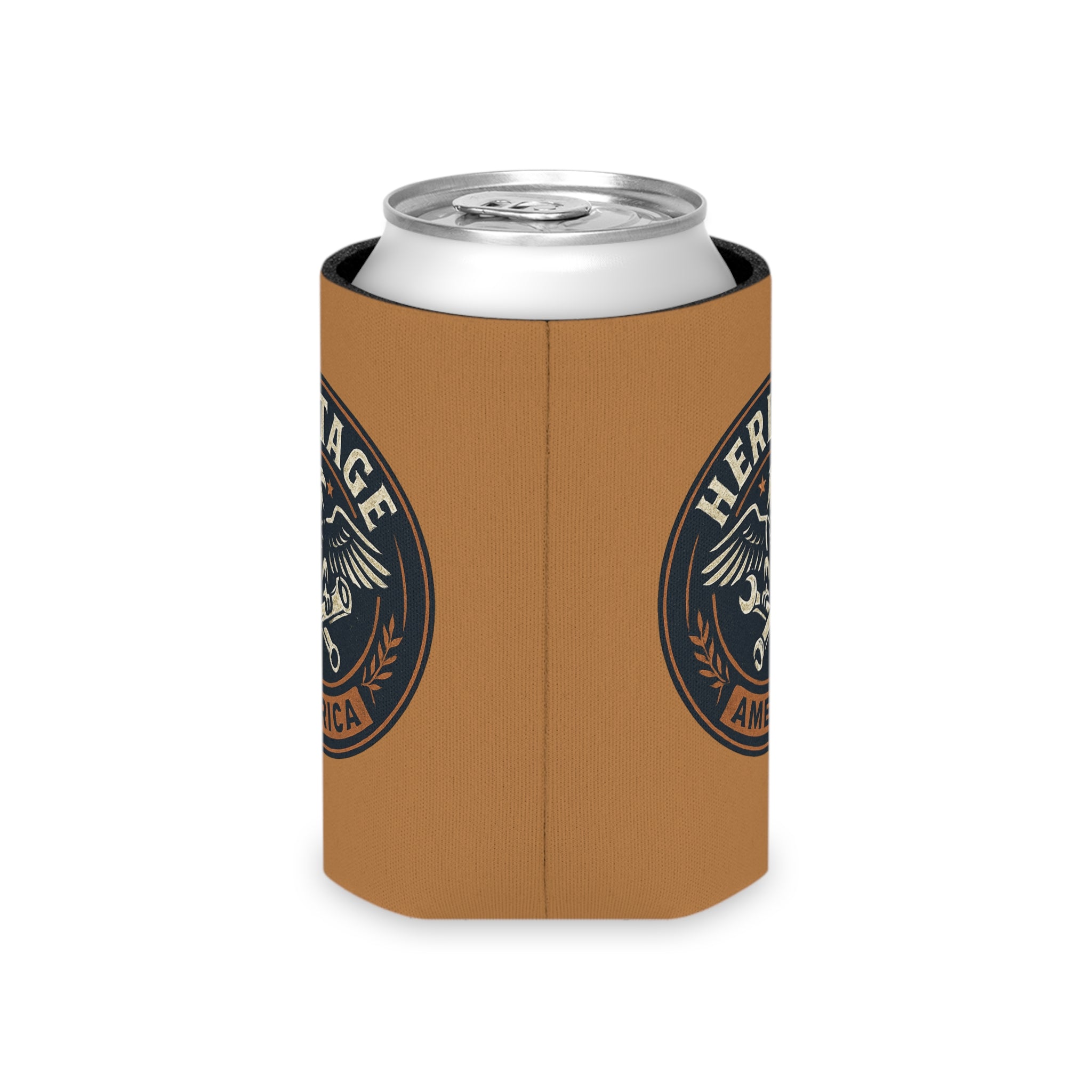 Garage Eagle Can Cooler - Light Brown