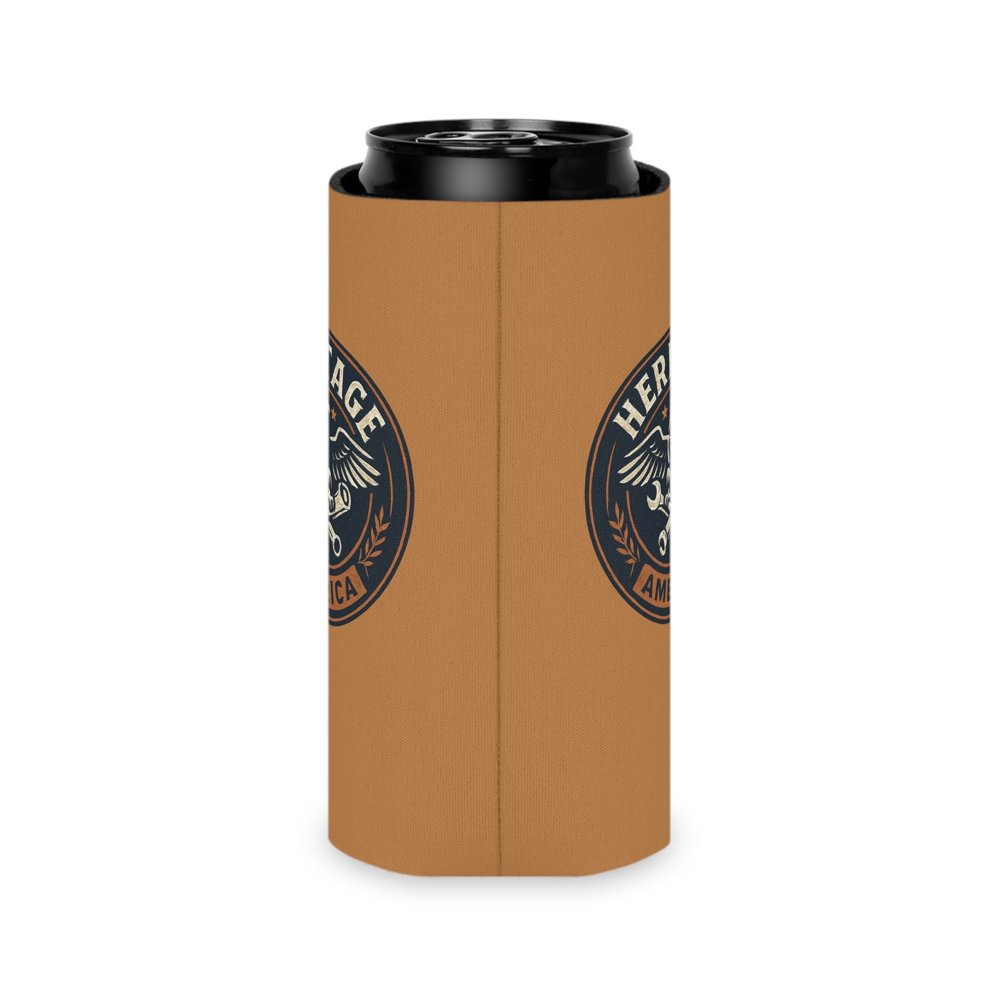 Garage Eagle Can Cooler - Light Brown