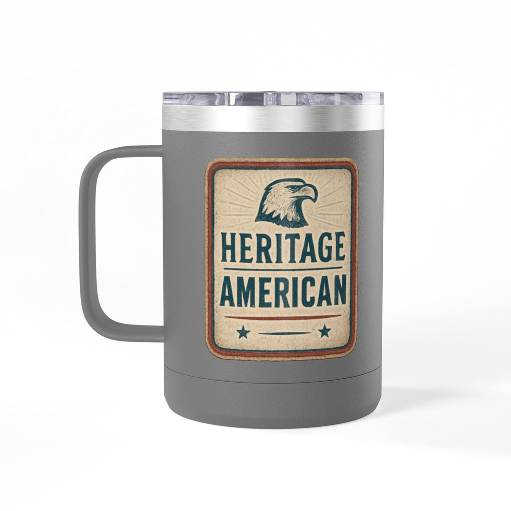 Heritage American Eagle Short Tumbler | 15oz Travel Mug