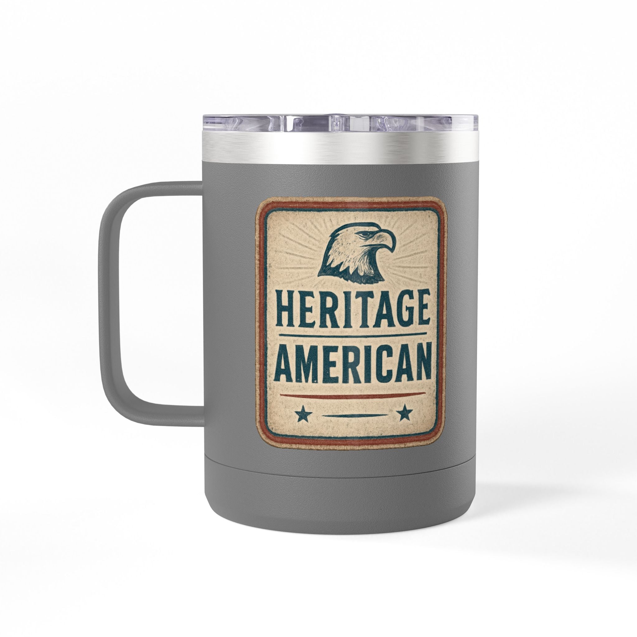 Heritage American Eagle Short Tumbler | 15oz Travel Mug