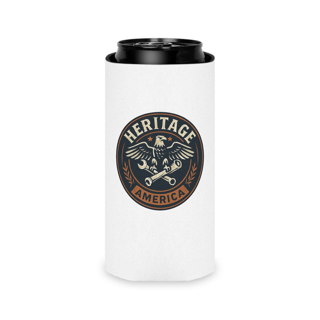 Garage Eagle Can Cooler - White
