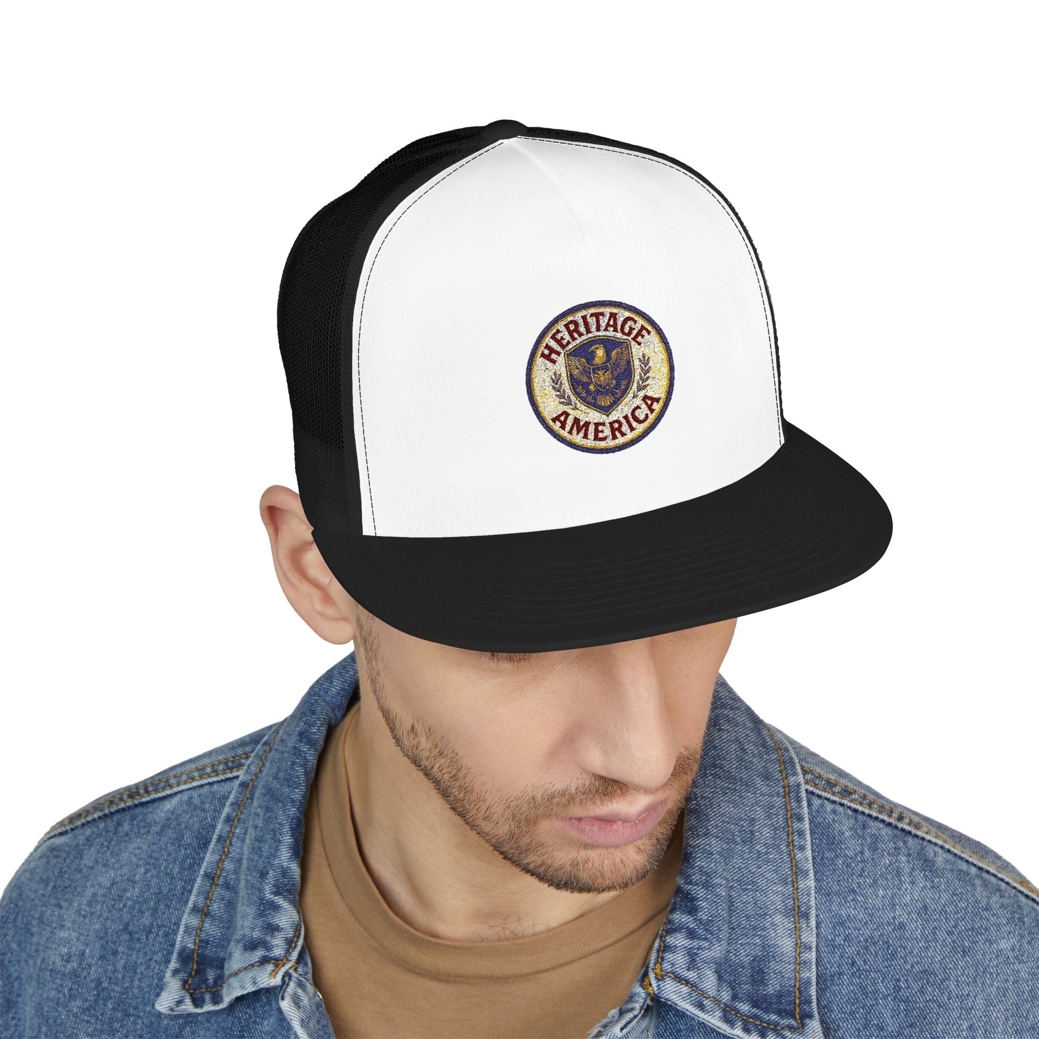 Heritage America Crest Trucker Caps